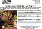 Roll Up Nursery on the Green Guerrilla’s Farm 31 Oct